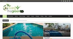 Desktop Screenshot of livingthegreentv.com